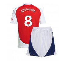 Arsenal Martin Odegaard #8 Koszulka Podstawowa dzieci 2024-25 Krótki Rękaw (+ krótkie spodenki)
